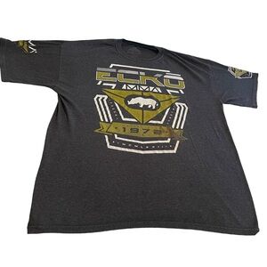 Ecko Unlimited MMA‎ Shirt Men XL Gray Affliction Workout Streetwear Short Sleeve